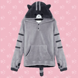 Kawaii Neko Atsume Hoodie - Pickles Edition