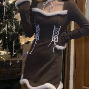 Kawaii Christmass Winter Dress