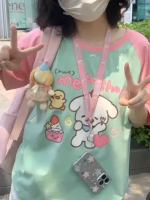 Kawaii Sweet Wishes Tee - Lolita Aesthetic